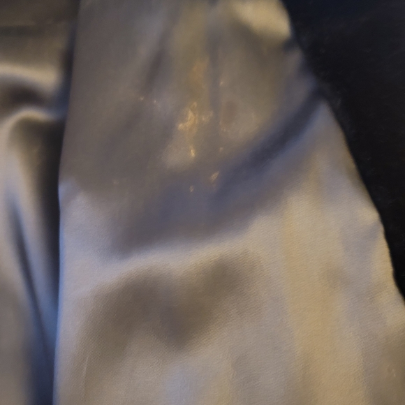 Borgazia Black Full Length Faux Fur Coat Vintage 60s - Picture 6 of 7